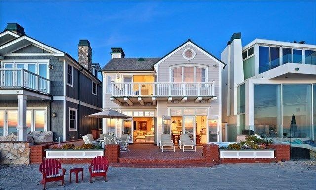 A Dana Point, California oceanfront home Katie sold, real photograph